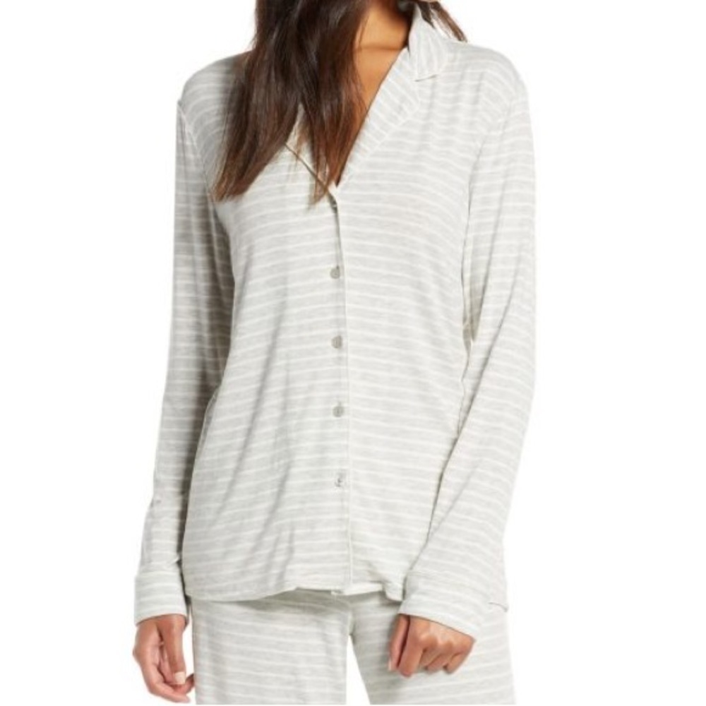 Nordstrom Lingerie Moonlight Pajamas Top​​​​​​​​​​​
